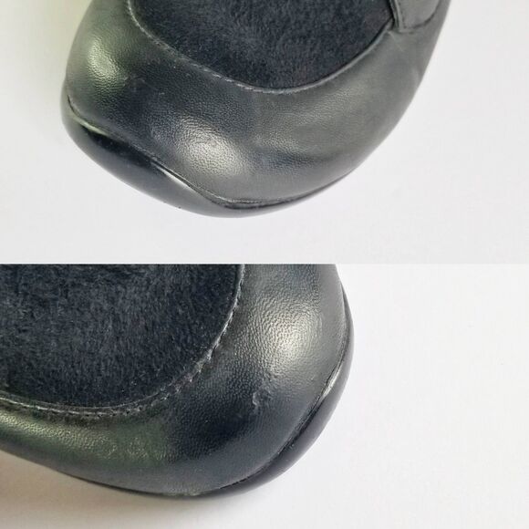 Vtg DANSKO Women's Ophelia Black Leather Loafers Studded Sz 41 10.5 11 Comfort - Picture 13 of 13